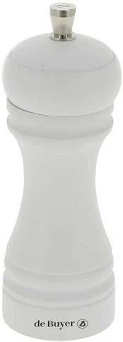 De Buyer JAVA Pipirų malūnėlis 14 cm balta matinė