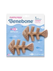 Benebone - Fishbone Puppy 2-Pack Mini 12cm - (81005421033) kaina