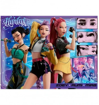 Ravensburger Kpop Demon Hunters XXL puzzle 100pcs