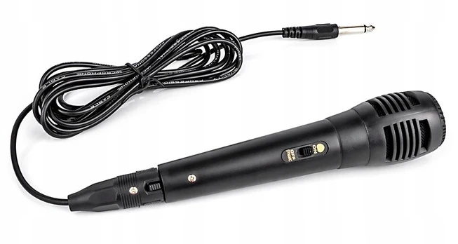 Profesionalus dinaminis mikrofonas su 6.3 mm lizdu karaoke