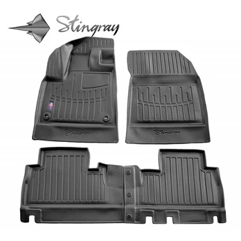 Kilimėliai 3D OPEL Combo E 2018-, 4 vnt. (without armrest) black /5016114
