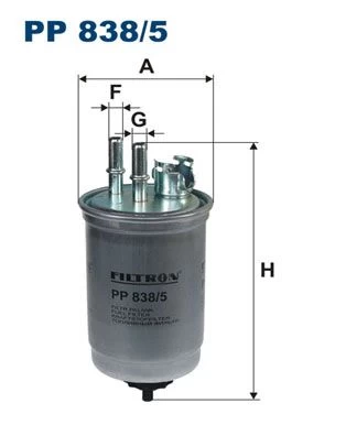 Kuro filtras FILTRON PP838/5