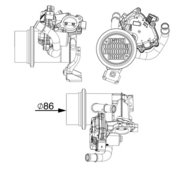 ERG modulis MAHLE CE 18 000P