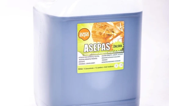Antiseptikas Asepas, žalsva, 10 l