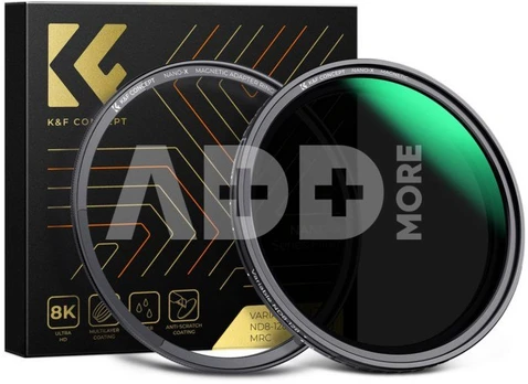 K&F Concept K&F 82MM, NANO-X-Magnetic Variable ND8-128 filter