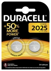 Elementai Duracell, CR2025, 2 vnt. kaina