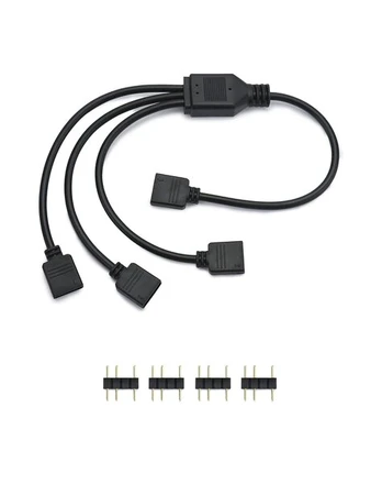 Qwork Argb Splitteris 1x3 Pin 5v, 30cm