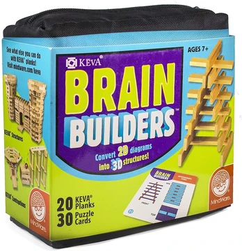 KEVA konstravimo rinkinys „Brain Builders“