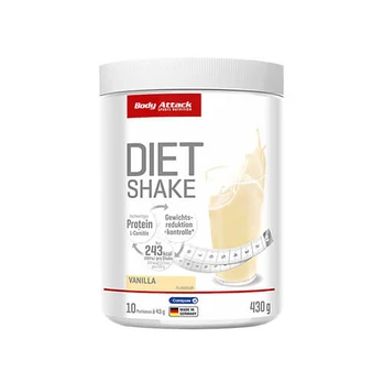 BODY ATTACK Diet Shake - 430g Vanilė