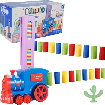 Muzikinis DOMINO traukinys 60vnt det.