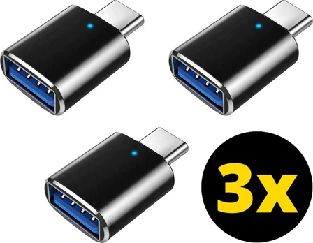USB-C į USB-A adapteris, 3 vnt.