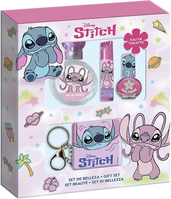 Disney EP Line Gift set with silicone bag Stitch & Angel
