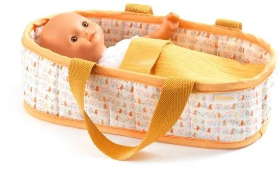 Djeco Mini Pomea - Lėlė su krepšeliu - Saša
