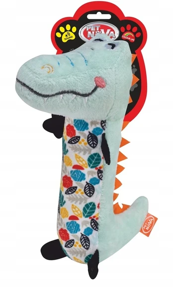 PET NOVA pliušinis krokodilas šuniui 20cm (6)