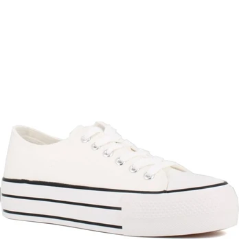 Laisvalaikio bateliai moterims, Balta, Sneakers