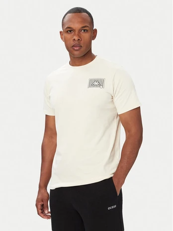 Kappa Marškinėliai 322P14W Šviesiai smėlinė Regular Fit