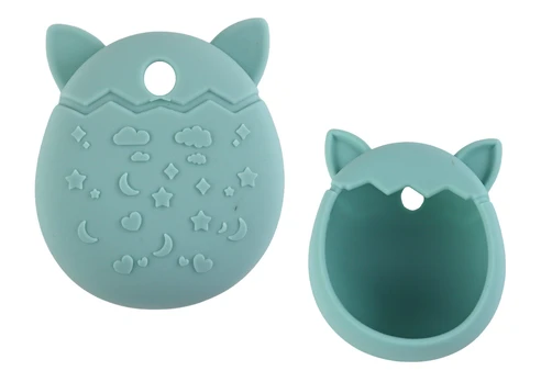 Silikoninis dėklas Tamagotchi žaidimui, melsvas