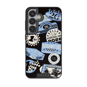 Finish Line - Samsung Galaxy S25 Case, Elite Dark (Magnetic) / Silver
