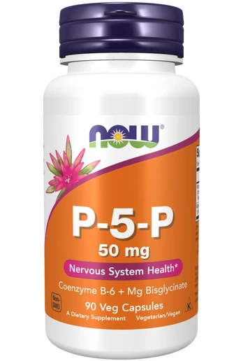 NOW P-5-P 50 mg, 90 kapsulių