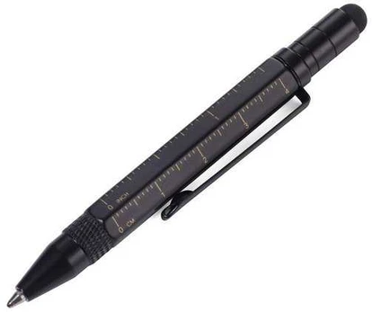 TROIKA Multi-Kugelschreiber LILIPUT TOOL PEN auksinis/juodas