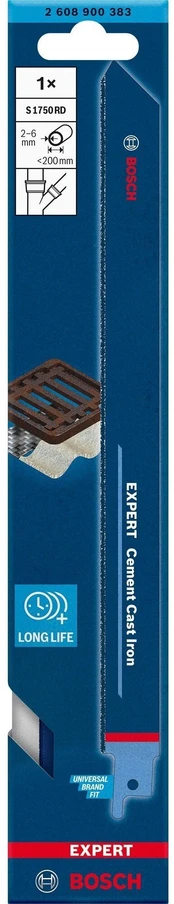 Pjūklelis BOSCH Expert Cement Cast Iron S 1750 RD kaina
