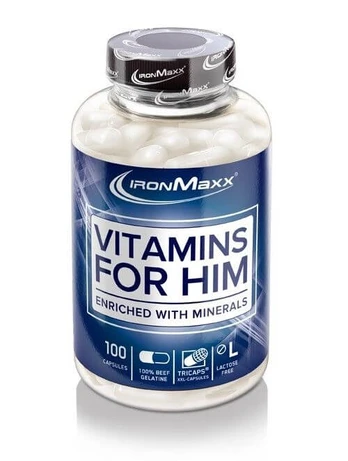 IRONMAXX Vitamins For Him - 100 kaps.