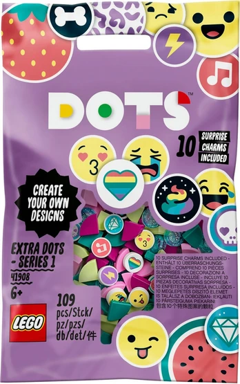 Konstruktorius LEGO®DOTs 41908 Papildomi DOTS – 1 serija