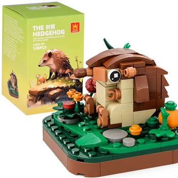 Jokomisiada Technical blocks Series: Wild land animals HEDGEHOG 182pcs ZA5852 E