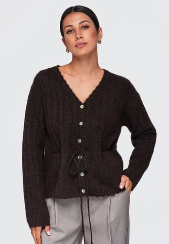 Megztinis moterims Ombre OW-SW-E0012, rudas