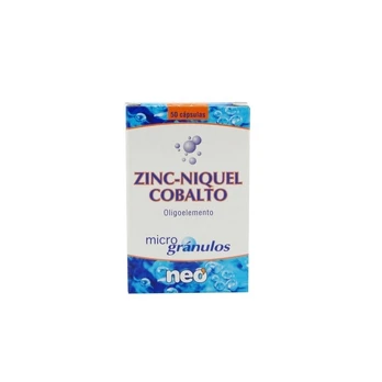 "Neo Microgranules" cinko nikelio kobalto 50 kapsulių