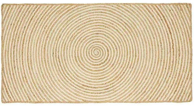 Kilimas Natūrali ir Balta 100 x 200 cm Džiutas