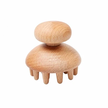 Gua sha masažuoklis, medinis, 1 vnt., B