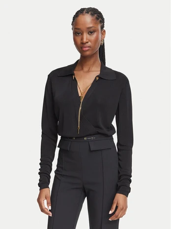 Elisabetta Franchi Glaustinukė BK-03S-66E2-V440 Juoda Regular Fit
