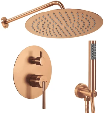 Potinkinis dušo komplektas REA Argon, Brushed Copper, + Box