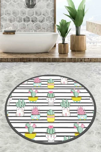 Foutastic Vonios kilimėlis Catinus Cactus Circle Djt 80