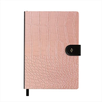 Pink Croco - Notebook, A5 (14.8 x 21cm) / Dotted