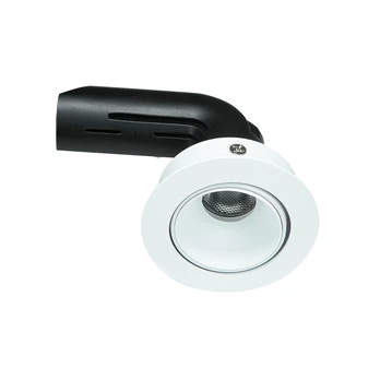 Įleidžiamas Reguliuojamas LED Prožektorius, Baltas Matinis, 2700K