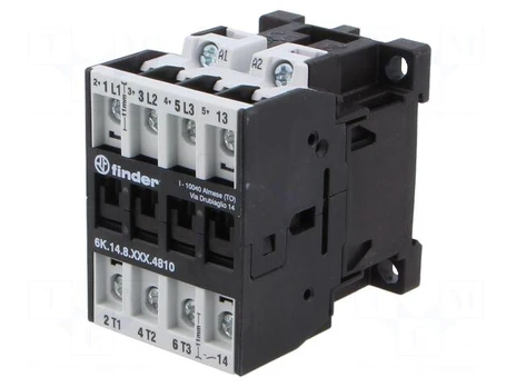 Contactor: 4-pole | NO x3 + NO | 230VAC | 10A | for DIN rail mounting