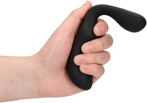 Ouch By Shots Pointed Vibrating Prostate Massager with Remote Control - Juodas