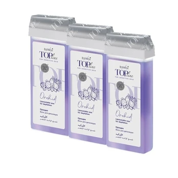 Depiliacinis vaškas Italwax TopFormula Orchid, 100ml x3