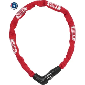Dviračio spyna Abus Steel-O-Chain 5805C/75, raudona, 750 mm