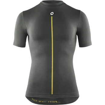 Assos Spring Fall SS P1 vyriški apatiniai marškinėliai | Anthracite Grey, I