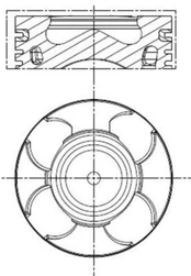 Stūmoklis MAHLE 011PI00100000