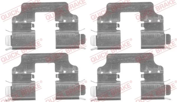 QUICK BRAKE QB109-1750 Brake pad fitting kit