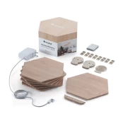 Nanoleaf Elements Wood Look Hexagons Starter Kit (7 panels) kaina