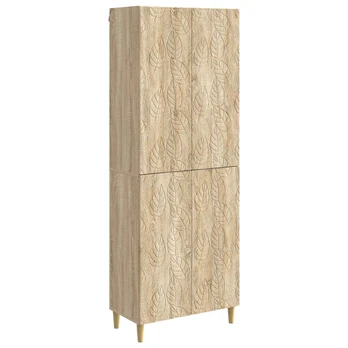 Spintelė 2 pcs Sonoma ąžuolas Apdirbta mediena