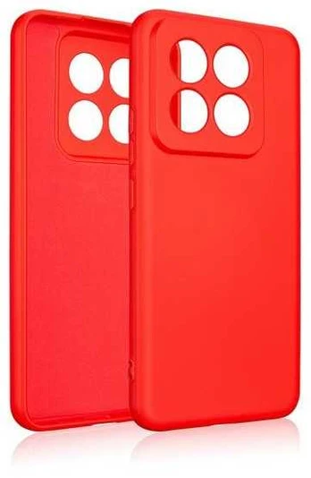 Beline Dėklas Silicone Xiaomi 14 Pro raudonas/red