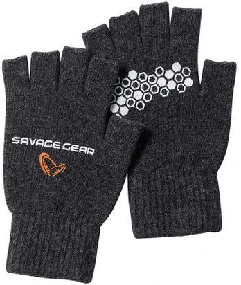 Pirštinės Savage Gear Knitted Half Finger