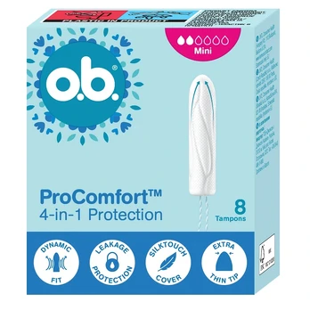 O.B._ProComfort tamponai „Mini“, 8 vnt.