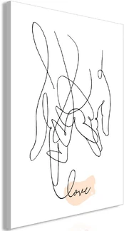 Artgeist Paveikslas - Tangled Love (1 Part) Vertical kaina